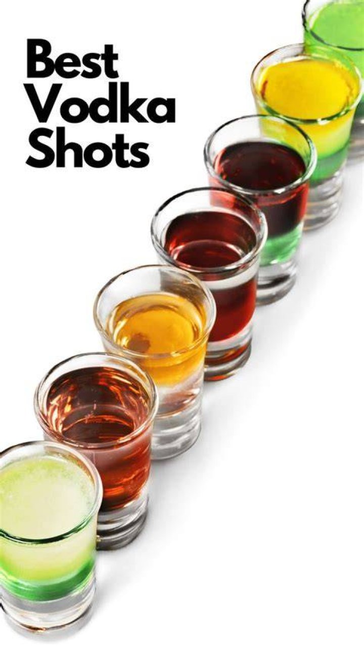 51 Awesome Boozy Shots for Tonight's Party in 2020 Vodka shots recipe