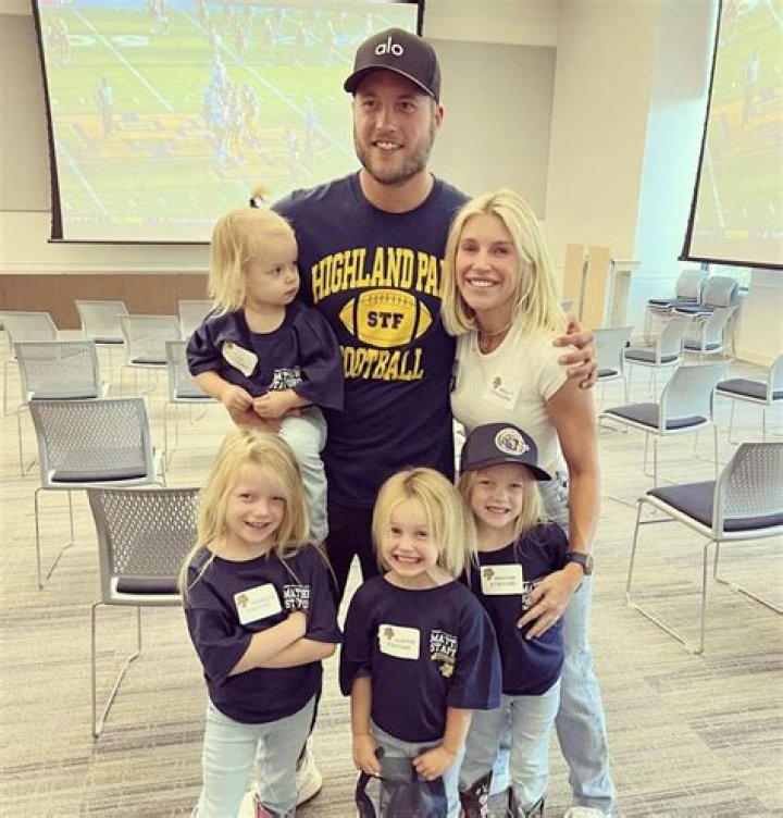 A Look Into Matthew Stafford's Family Life
