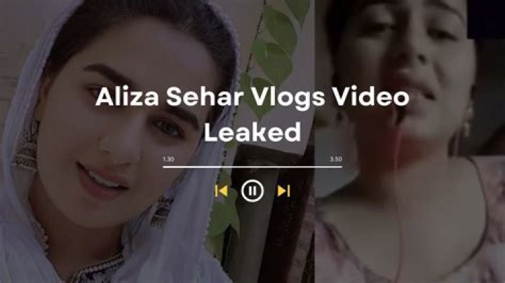 Aliza sehar leaked video and mms what is the story about