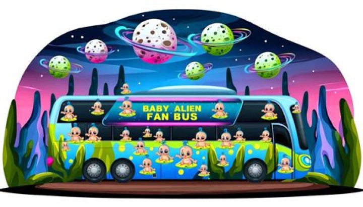 Baby Alien Fan Bus Video Viral On