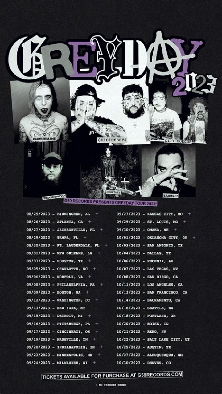 Best $uicideboy$ 'Grey Day' tickets 2023: Prices, dates, more ·