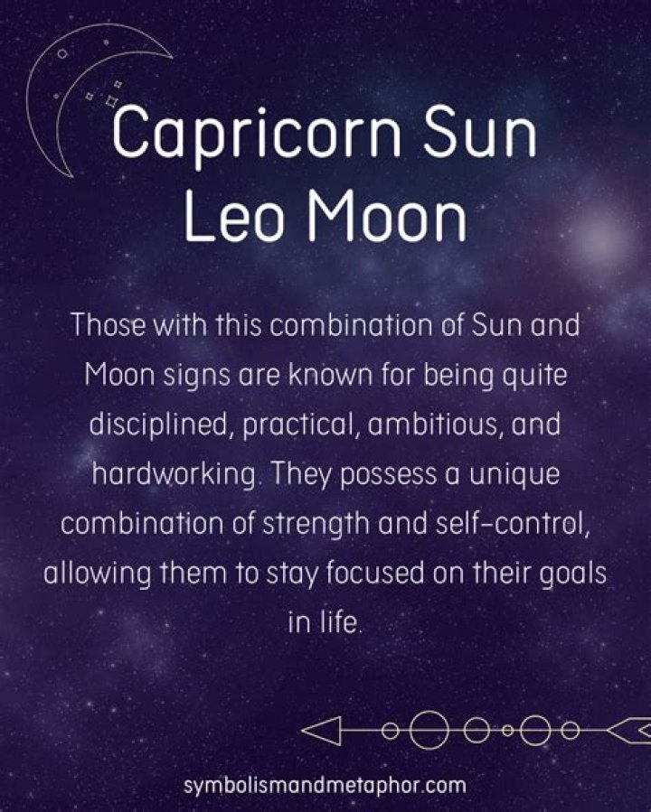 Capricorn Sun with Leo Moon and Aries Rising Truly Divine