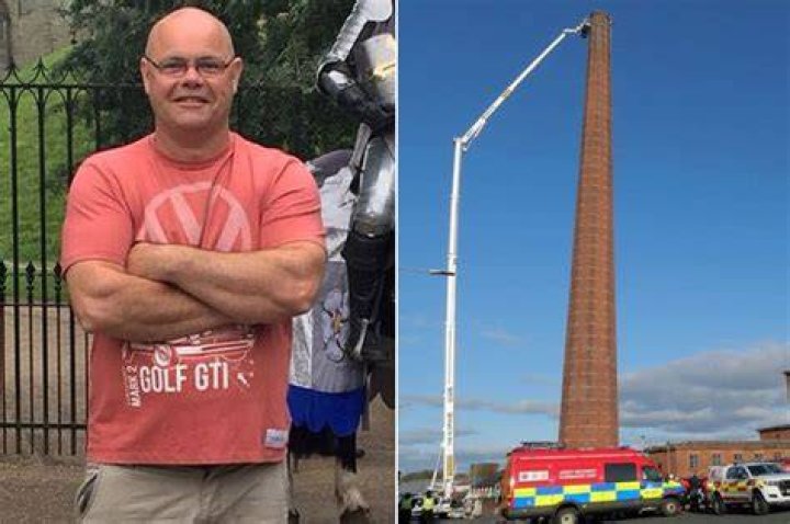 Carlisle chimney death Man 'climbed up temporary ladders 15ft above