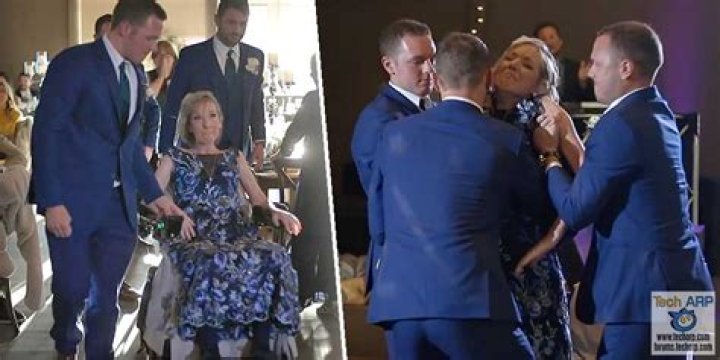 Celine Dion At Sons Wedding