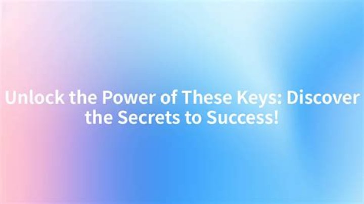 Discover The Secrets To Success