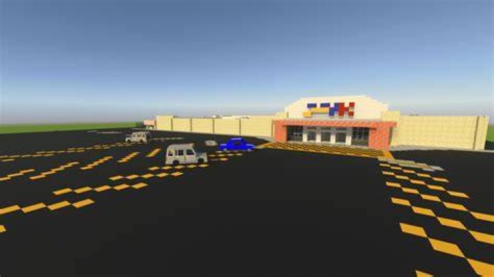 Finished Redlands Kmart replica recreated in Minecraft. What do you