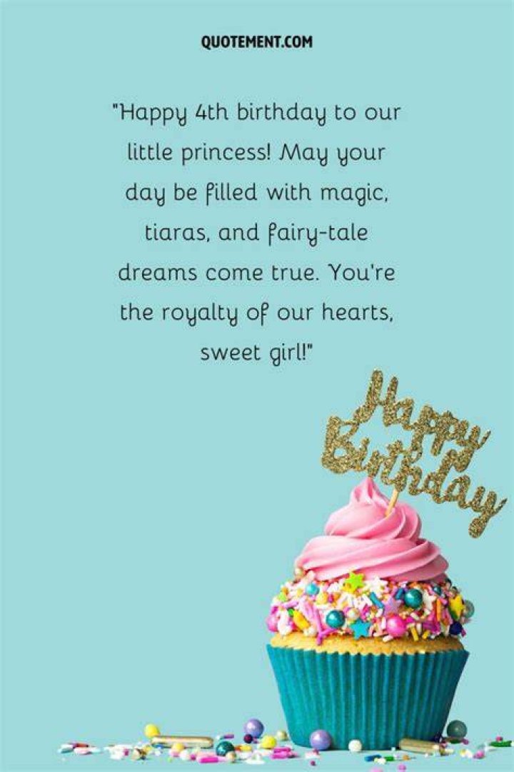 Happy 4th Birthday Wishes for 4YearOld Boy or Girl