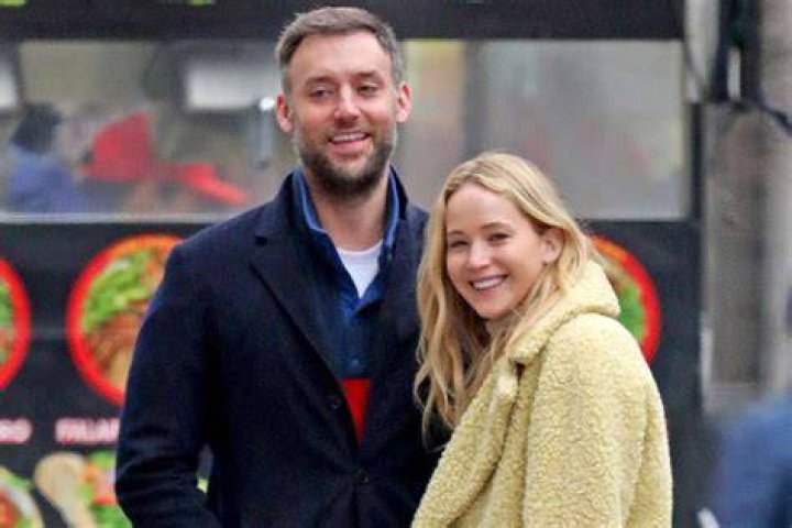 Jennifer Lawrence, Cooke Maroney take baby on rare public outing
