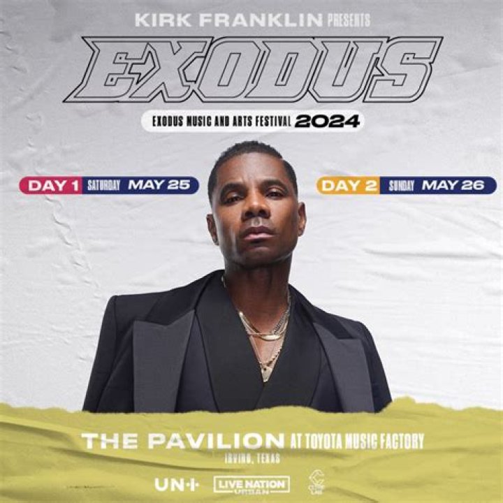 Kirk Franklin And Live Nation Urban Announce Return Of Exodus Music And