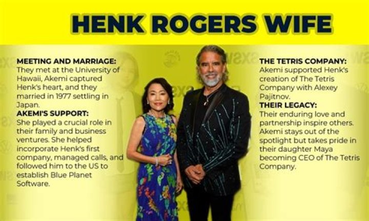 Learn All About Henk Rogers Wife