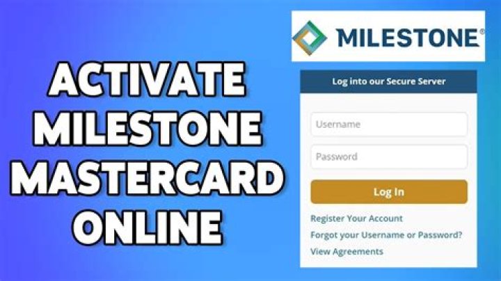 Milestone Card Activation