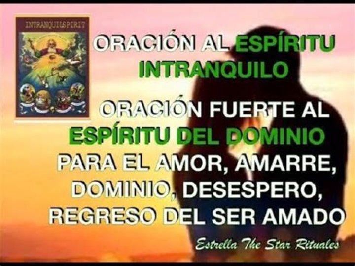 Oracion Al Espiritu Intranquilo Desespero Y Dominio