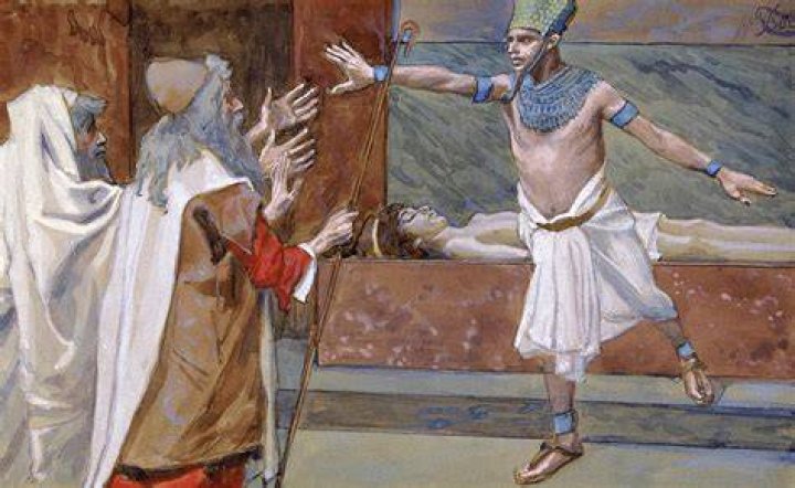 Pharaoh and His Dead Son, 1902 Painting by James Tissot