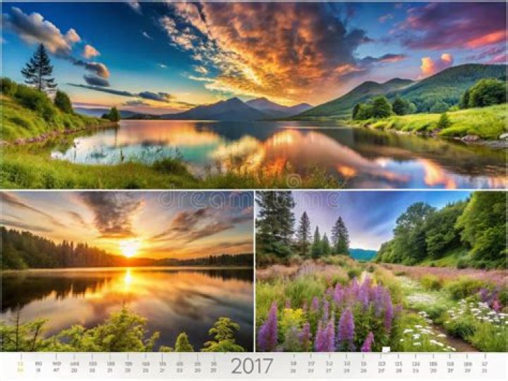 Stunning Calendar Design: August 2017 Edition