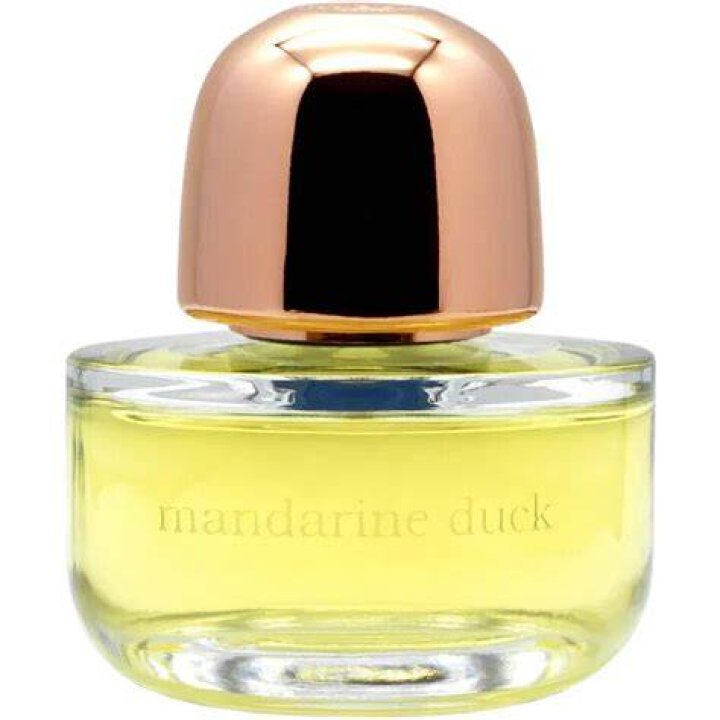 TealWinged Duck Perfume by Chris Pantos. A round teal bottle has