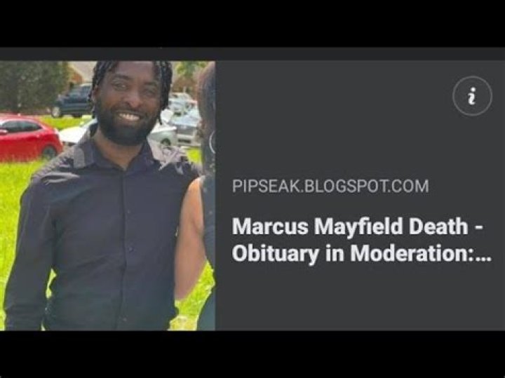 The Tragic Death Of Marcus Mayfield