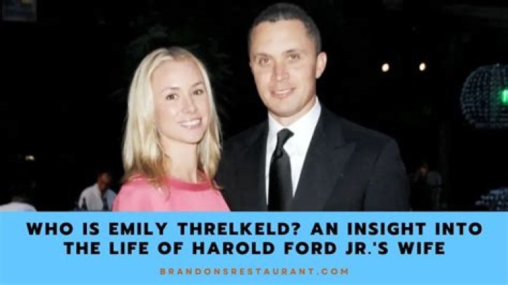 The Untold Truth We Know About Harold Ford Jr’s First Wife, Emily Threlkeld |