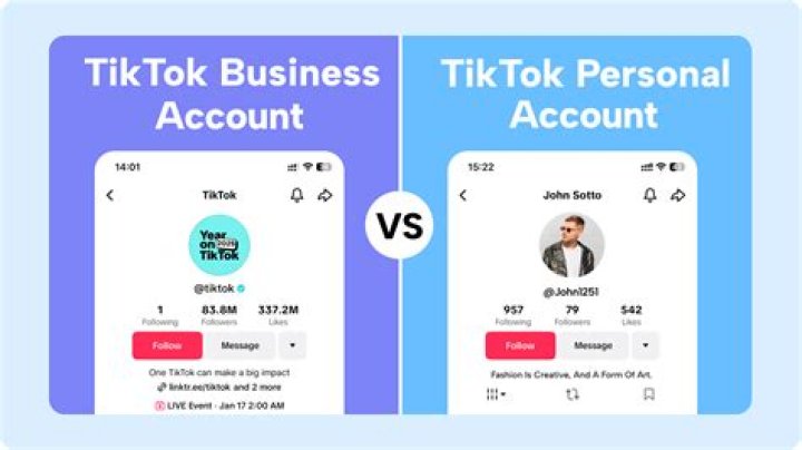 Tiktok Business Account Vs Personal