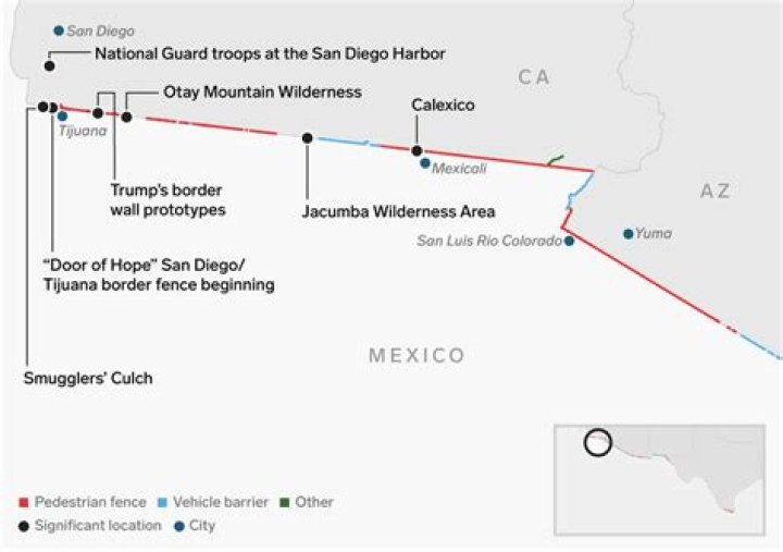 US-Mexico Border Map Shows How Hard It Would Be to Build a Border Wall
