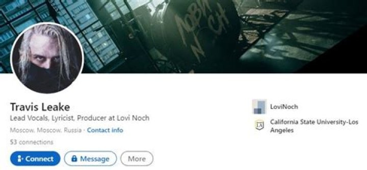 Who is Michael Travis Leake? What band was Travis Leake in?