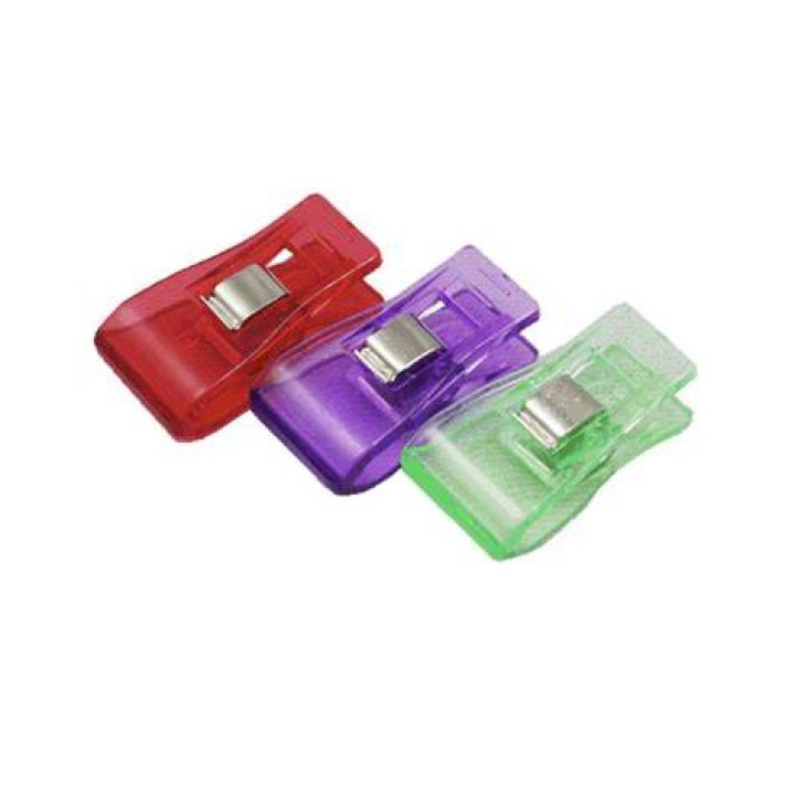 Wonder Clips Wide 20mm x 33mm Pack of 24 Pili Pala Fabrics